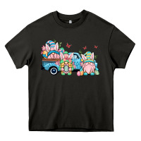 Asphalt Easter gnomes truck Heavy Core Tee - OliviaCreatesArt