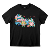 Black Easter gnomes truck Heavy Core Tee - OliviaCreatesArt