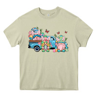 Mossy Easter gnomes truck Heavy Core Tee - OliviaCreatesArt