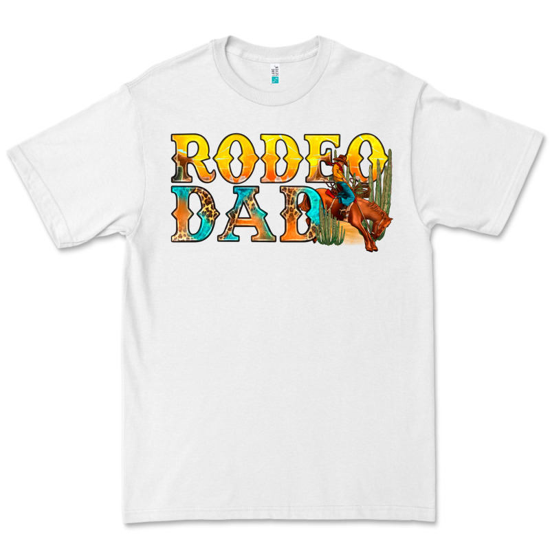 Western Rodeo Dad Premium Tee by BundleAndBundleShop | Teevron