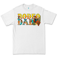 White Western Rodeo Dad Premium Tee - BundleAndBundleShop