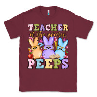 Burgundy Easter Day Teacher of the sweetest peeps Classic Tee - OliviaCreatesArt