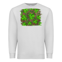 Dove Grey st patrick's day shamrock and leopard distressed background Premium Sweatshirt - RanaPortraitStore