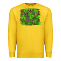 Lemon st patrick's day shamrock and leopard distressed background Premium Sweatshirt - RanaPortraitStore