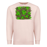 Pale Pink st patrick's day shamrock and leopard distressed background Premium Sweatshirt - RanaPortraitStore