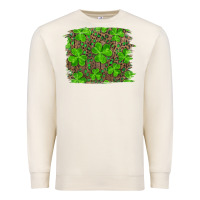 Sandshell st patrick's day shamrock and leopard distressed background Premium Sweatshirt - RanaPortraitStore