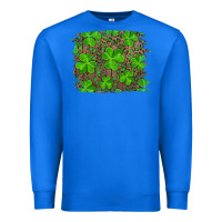True Royal st patrick's day shamrock and leopard distressed background Premium Sweatshirt - RanaPortraitStore