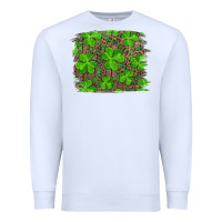 White st patrick's day shamrock and leopard distressed background Premium Sweatshirt - RanaPortraitStore