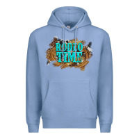 Colony Blue rodeo time  with leopard and cowhide Premium Hoodie - Artiststas