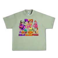 Oil Green Happy Hallo Thanks Mas Urban Heavy Tee - CowhideDigitalArt
