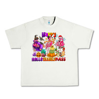 Pistachio Happy Hallo Thanks Mas Urban Heavy Tee - CowhideDigitalArt