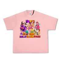 Salmon Happy Hallo Thanks Mas Urban Heavy Tee - CowhideDigitalArt
