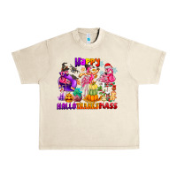 Sandshell Happy Hallo Thanks Mas Urban Heavy Tee - CowhideDigitalArt