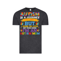 Vintage Black lil autism mom Vintage Tee - CowhideDigitalArt