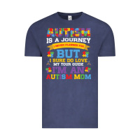 Vintage Denim lil autism mom Vintage Tee - CowhideDigitalArt