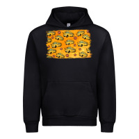 Black School Bus Pattern Urban Hoodie - Jasminsmagicworld