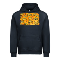 Navy School Bus Pattern Urban Hoodie - Jasminsmagicworld