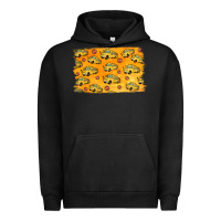 Pigment Black School Bus Pattern Urban Hoodie - Jasminsmagicworld