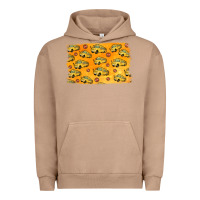 Pigment Burro School Bus Pattern Urban Hoodie - Jasminsmagicworld
