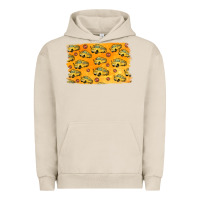 Pigment French Oak School Bus Pattern Urban Hoodie - Jasminsmagicworld