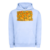 Pigment Grape Ice School Bus Pattern Urban Hoodie - Jasminsmagicworld