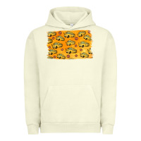 Pigment Pistachio School Bus Pattern Urban Hoodie - Jasminsmagicworld