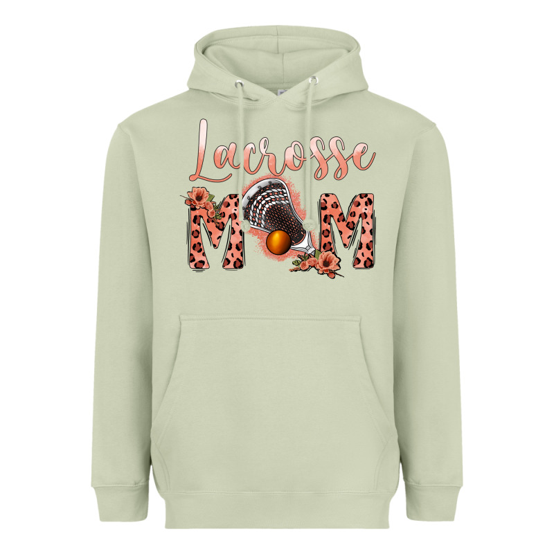 Pink Lacrose Mom Heavyweight Hoodie by Jasminsmagicworld | Teevron