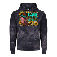 Cloud Black blame all on my roots Vintage Hoodie - RacoonDesign