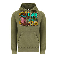 Vintage Olive blame all on my roots Vintage Hoodie - RacoonDesign