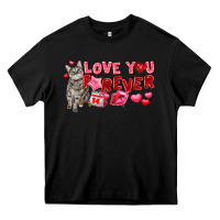 Black Love you forever Heavy Core Tee - FaDigitalArtStudio