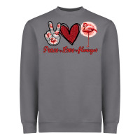 Storm Peace Love Flamingo Heavyweight Sweatshirt - Jasminsmagicworld