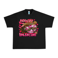 Black Howdy Valentine Urban Heavy Tee - CowhideDigitalArt
