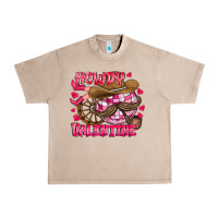 French Oak Howdy Valentine Urban Heavy Tee - CowhideDigitalArt