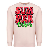 Pale Pink summer vibes watermelon Premium Sweatshirt - Jasminsmagicworld
