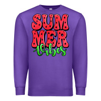 Purple summer vibes watermelon Premium Sweatshirt - Jasminsmagicworld