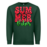Sports Green summer vibes watermelon Premium Sweatshirt - Jasminsmagicworld