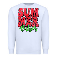 White summer vibes watermelon Premium Sweatshirt - Jasminsmagicworld