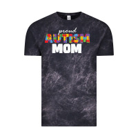 Cloud Black LIL Autism Mom Vintage Tee - CowhideDigitalArt