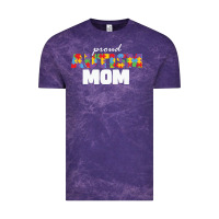 Cloud Purple LIL Autism Mom Vintage Tee - CowhideDigitalArt