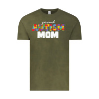 Vintage Olive LIL Autism Mom Vintage Tee - CowhideDigitalArt