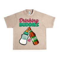 French Oak Drinking Buddies Urban Heavy Tee - Jasminsmagicworld