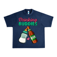 Navy Drinking Buddies Urban Heavy Tee - Jasminsmagicworld