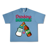 Pebble Blue Drinking Buddies Urban Heavy Tee - Jasminsmagicworld