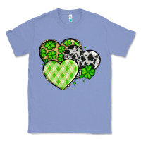 Colony Blue St. Patrick's Day cowhide hearts Classic Tee - OliviaCreatesArt