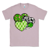 Lilac St. Patrick's Day cowhide hearts Classic Tee - OliviaCreatesArt