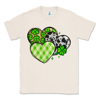 Natural St. Patrick's Day cowhide hearts Classic Tee - OliviaCreatesArt