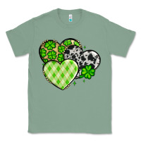 Sage St. Patrick's Day cowhide hearts Classic Tee - OliviaCreatesArt