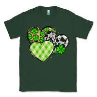 Sports Green St. Patrick's Day cowhide hearts Classic Tee - OliviaCreatesArt
