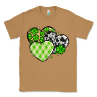 Toasted Coconut St. Patrick's Day cowhide hearts Classic Tee - OliviaCreatesArt