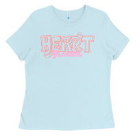 Baby Blue Heart Breaker Valentine Ladies Tee - CowhideDigitalArt